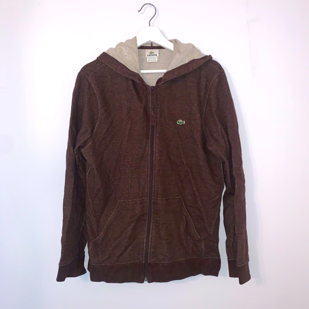 Lacoste zip up hoodie